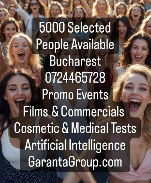 5000 selected people available to participate, help your special projects